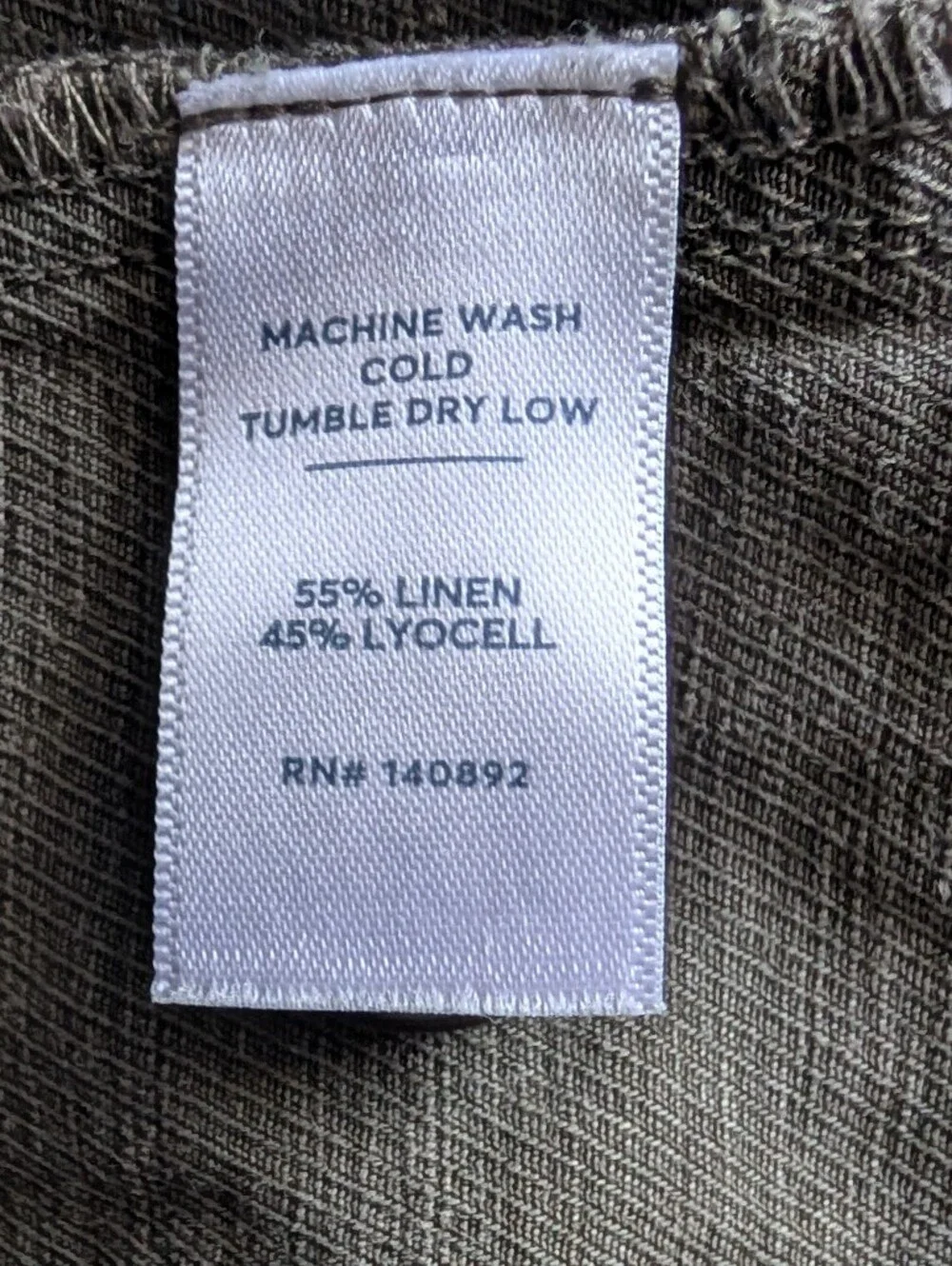 Marine Layer Olive Green Linen Lyocell Utility Field Jacket Chore Coat - L